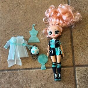 LOL Doll with Accessories - Black and Aqua